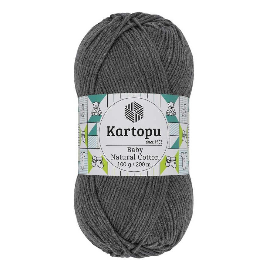 KARTOPU,BABY NATUREL COTTON K0932 KOYU GRİ