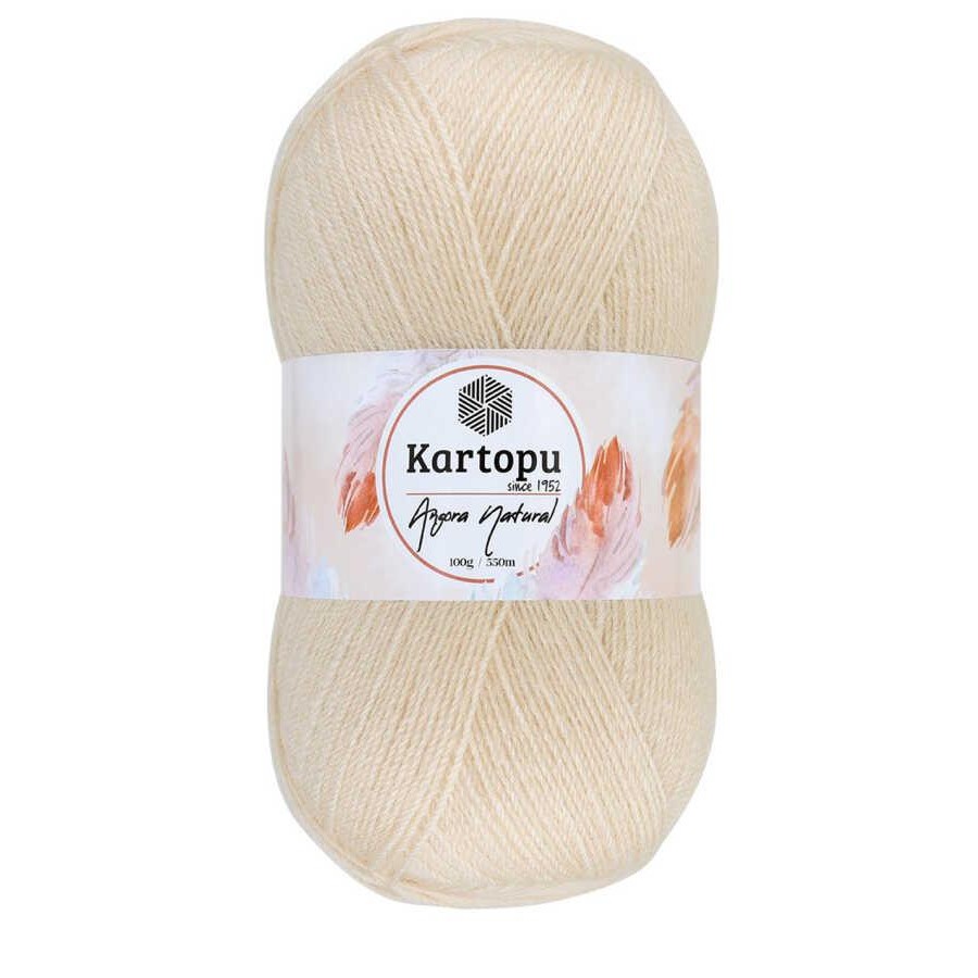 KARTOPU,ANGORA NATURAL K0845 TEN