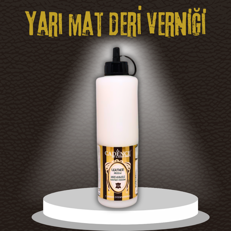 CADENCE YARI MAT DERİ VERNİĞİ 500ML