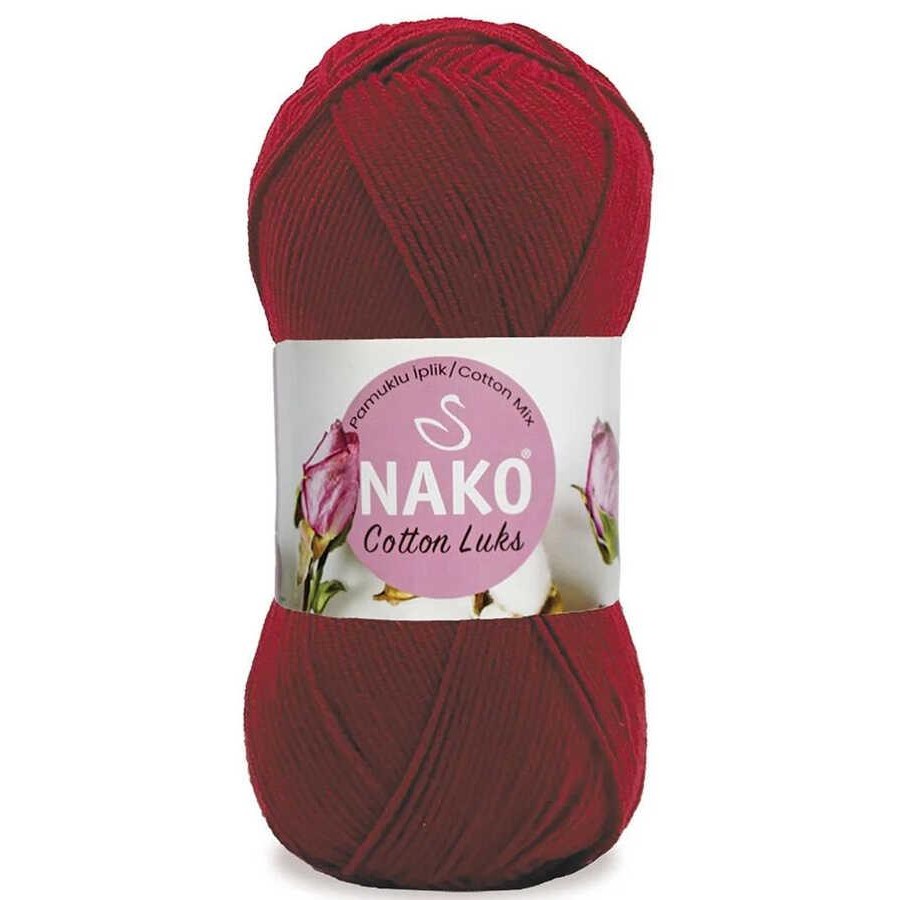 NAKO,COTTON LUKS 97575 BORDO
