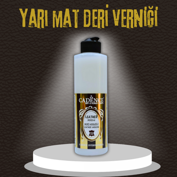 CADENCE 250ML Deri Verniği YARIMAT