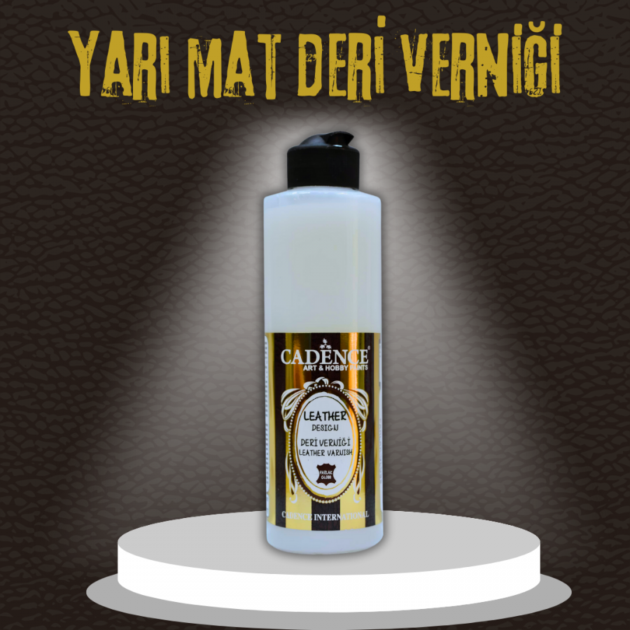 CADENCE 250ML Deri Verniği YARIMAT