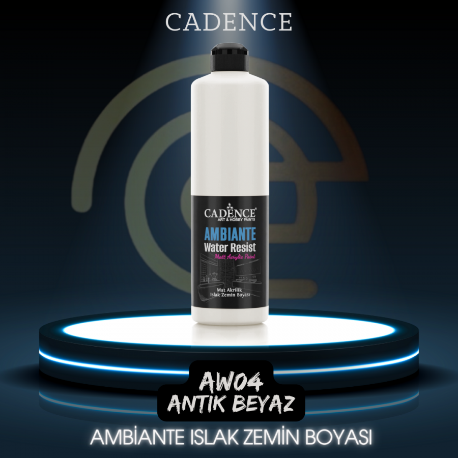 AW04 Antik Beyaz Ambiante Islak Zemin Boyası 500ML + Katalizör 20GR