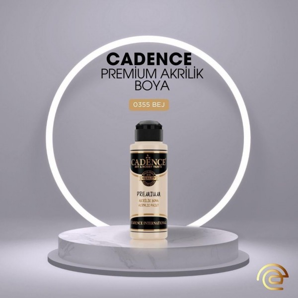 Cadence PREMİUM AKRİLİK BOYA 120 ML 0355 BEJ