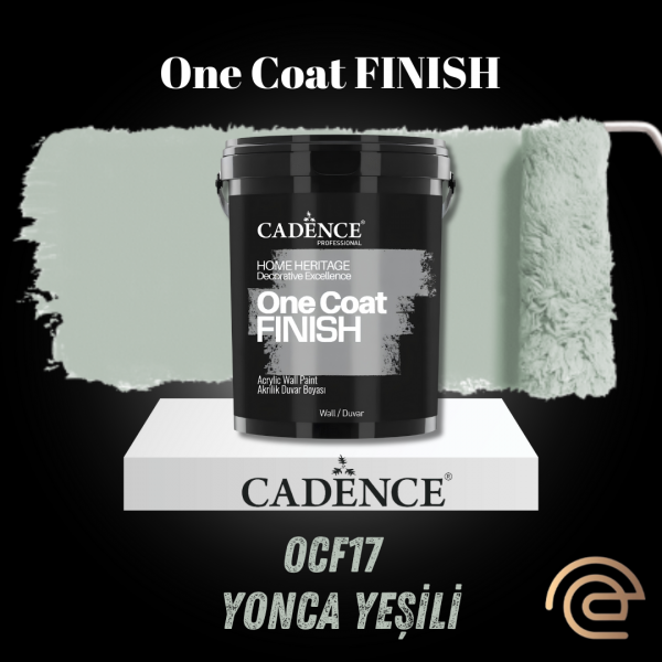 OCF17 Yonca Yeşil Akrilik Duvar Boyası - One Coat Finish 2.5LT