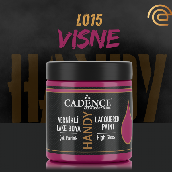 Cadence Vernikli Lake Boya L015 Vişne 250Ml Cadence Vernikli Lake Boya L015 Vişne 250Ml