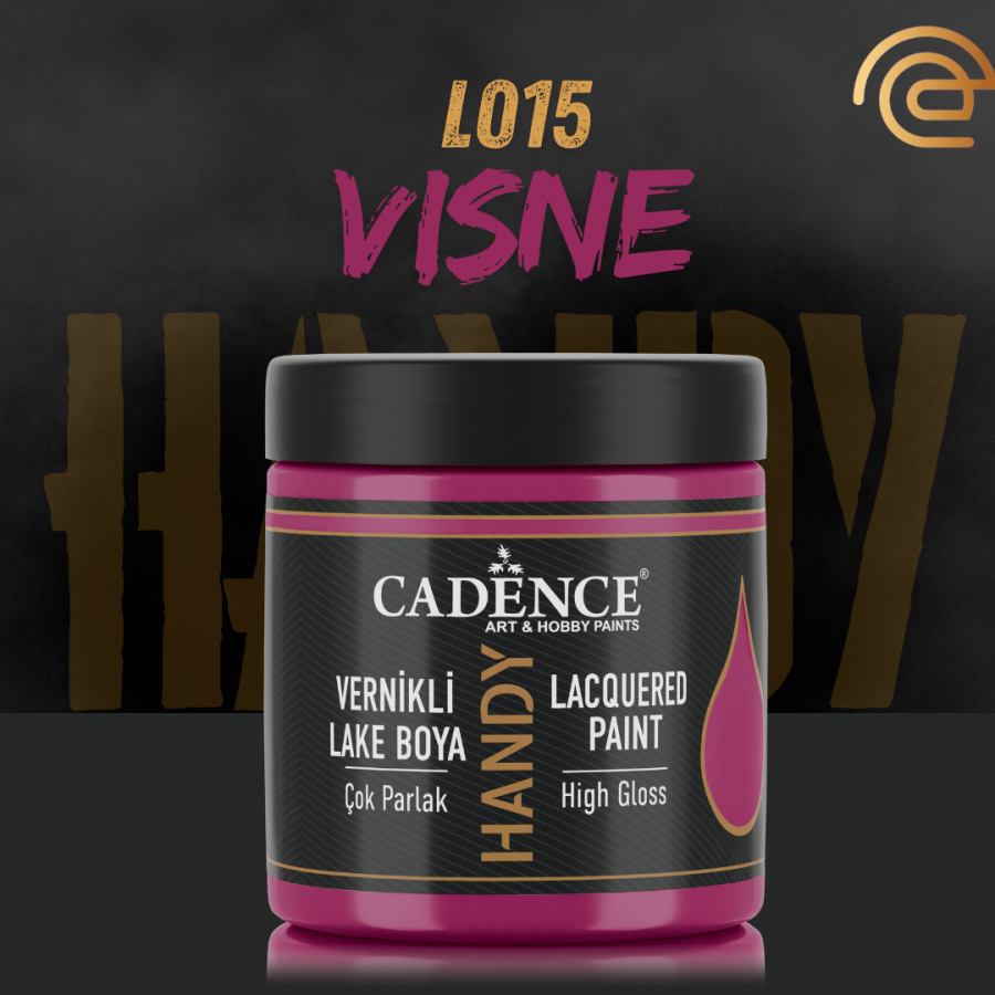 Cadence Vernikli Lake Boya L015 Vişne 250Ml Cadence Vernikli Lake Boya L015 Vişne 250Ml