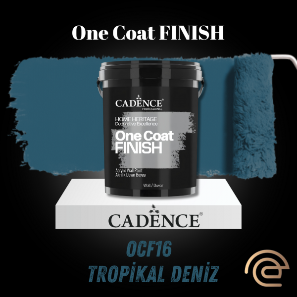 OCF16 Tropikal Deniz Akrilik Duvar Boyası - One Coat Finish 2.5LT