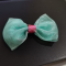 5 CM PEMBE TURKUAZ PUANTİYELİ KURDELE 25 ADET