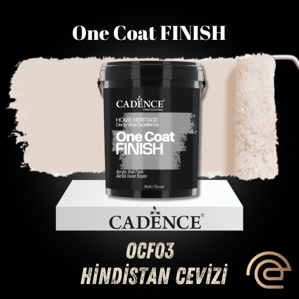 OCF03 Hindistan Cevizi Akrilik Duvar Boyası - One Coat Finish 2.5LT