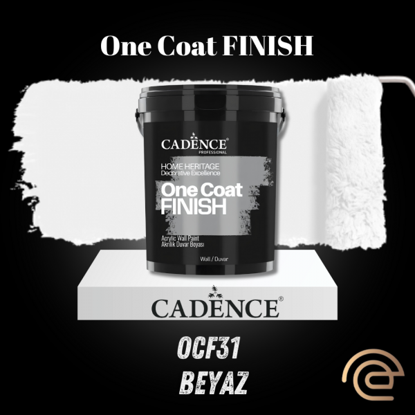 OCF31 Beyaz Akrilik Duvar Boyası - One Coat Finish 2.5LT