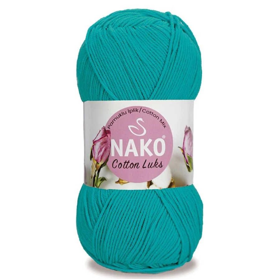 NAKO,COTTON LUKS 97581 KOYU TURKUAZ