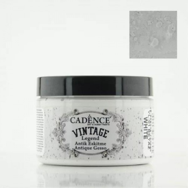 Cadence Vintage Legend - Antik Eskitme Boyası VL01 - Beyaz