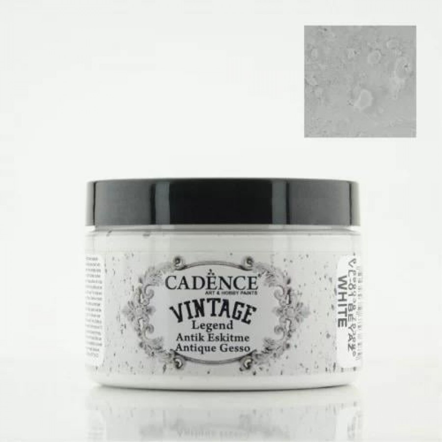 Cadence Vintage Legend - Antik Eskitme Boyası VL01 - Beyaz Cadence Vintage Legend - Antik Eskitme Boyası VL01 - Beyaz