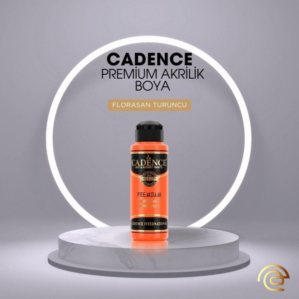 Cadence PREMİUM AKRİLİK BOYA 120 ML AFLTR FLORASAN TURUNCU