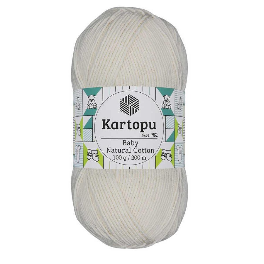 KARTOPU,BABY NATUREL COTTON K0011 AÇIK KREM