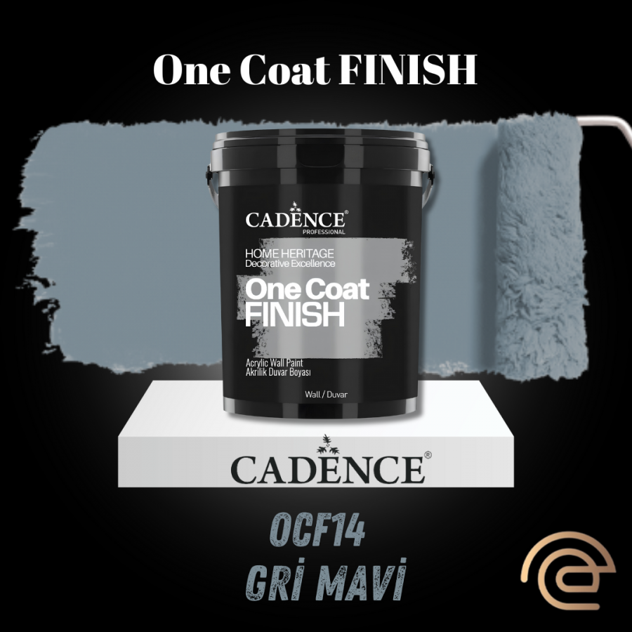 OCF14 Gri Mavi Akrilik Duvar Boyası - One Coat Finish 2.5LT