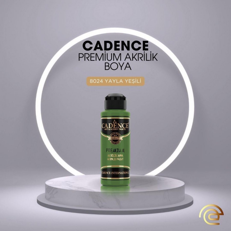Cadence PREMİUM AKRİLİK BOYA 120 ML 8024 YAYLA YEŞİLİ