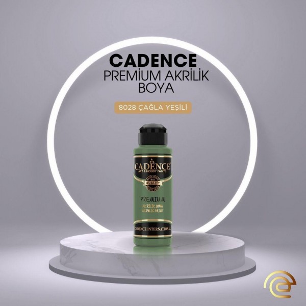 Cadence PREMİUM AKRİLİK BOYA 120 ML 8028 ÇAĞLA YEŞİLİ