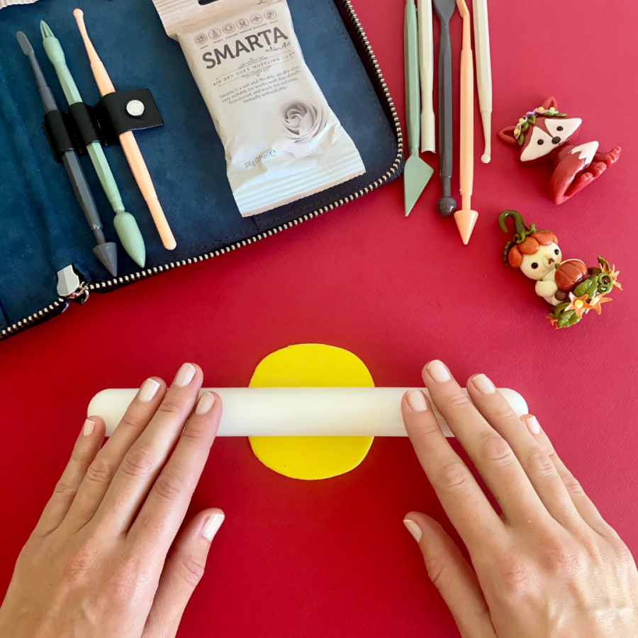 YAPIŞMAZ KİL MERDANE - Non Stick Clay Roller
