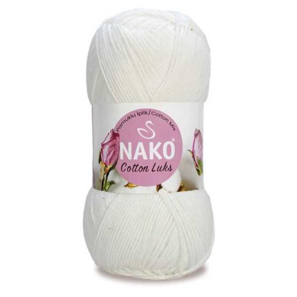 NAKO,COTTON LUKS 97569 BEYAZ