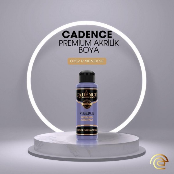 Cadence PREMİUM AKRİLİK BOYA 120 ML 0252 P.MENEKŞE
