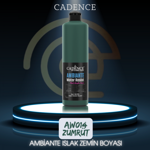 AW14 Zümrüt Ambiante Islak Zemin Boyası 500ML + Katalizör 20GR
