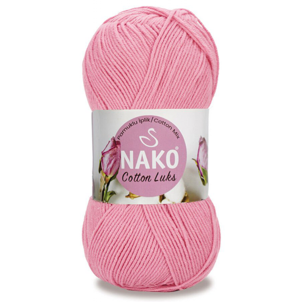 NAKO,COTTON LUKS 97549 PEMBE
