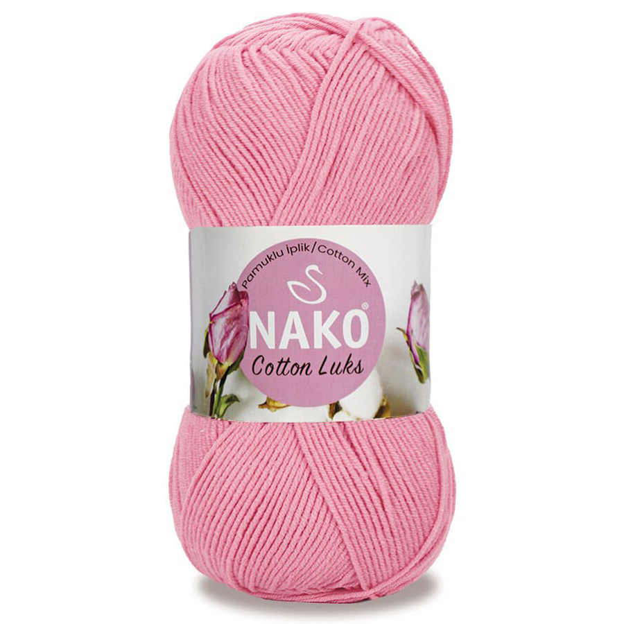 NAKO,COTTON LUKS 97549 PEMBE