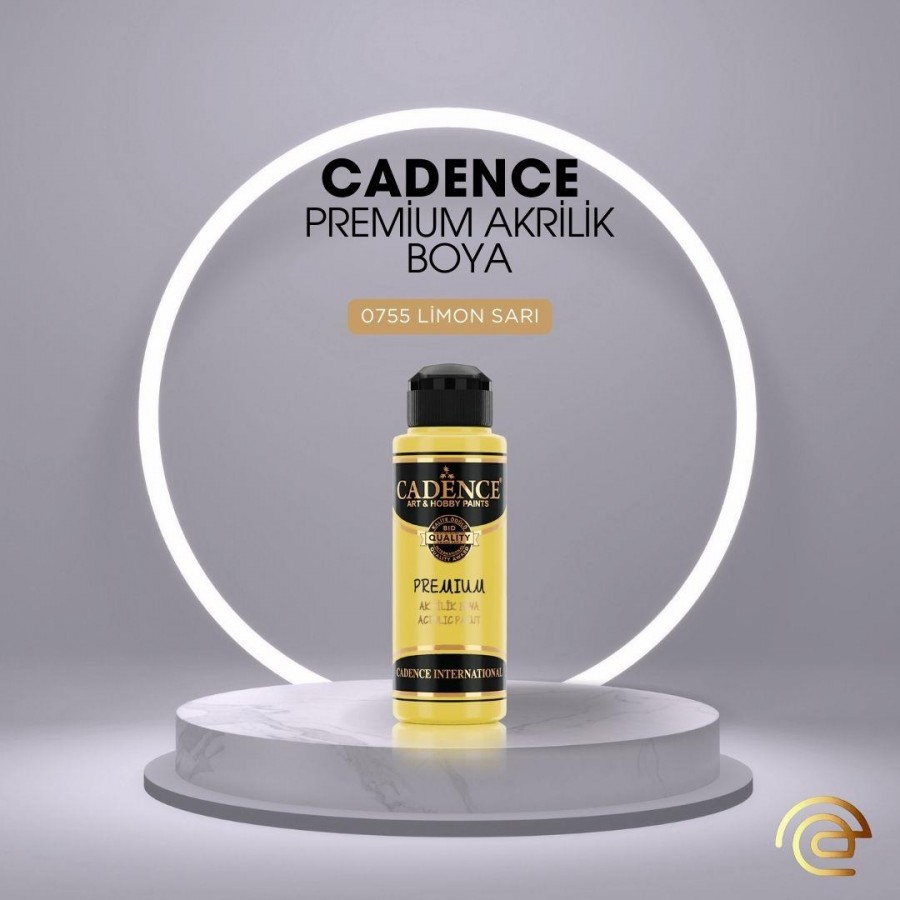Cadence PREMİUM AKRİLİK BOYA 120 ML 0755 LİMON SARI Cadence PREMİUM AKRİLİK BOYA 120 ML 0755 LİMON SARI
