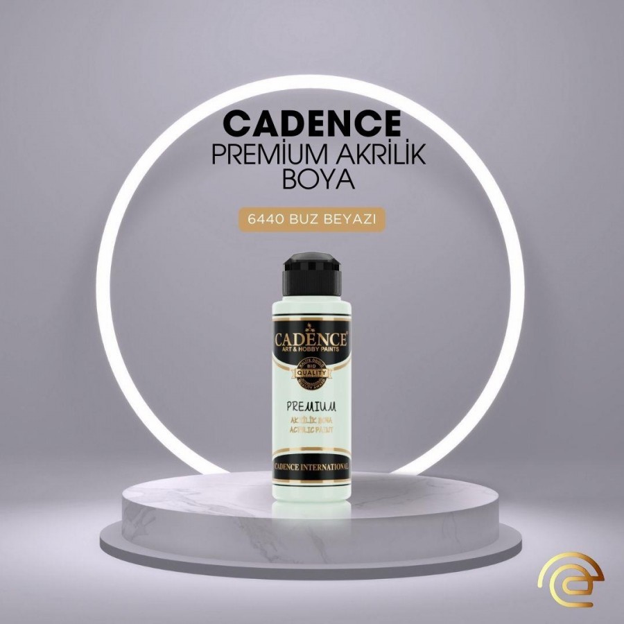 Cadence PREMİUM AKRİLİK BOYA 120 ML 6440 BUZ BEYAZI