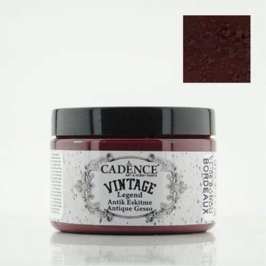 Cadence Vintage Legend - Antik Eskitme Boyası VL05 - Bordo