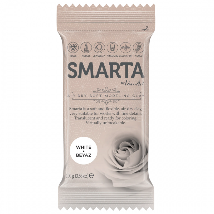 SMARTA HAVAYLA KURUYAN MODELLEME HAMURU BEYAZ 100GR