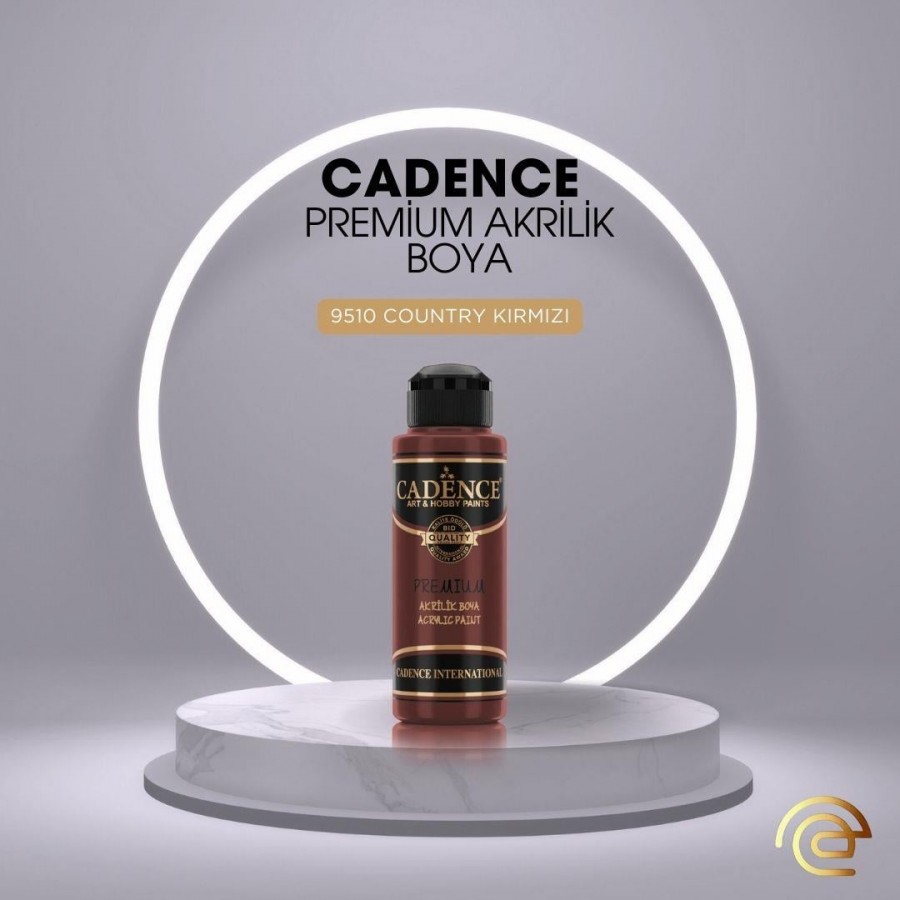 Cadence PREMİUM AKRİLİK BOYA 120 ML 9510 COUNTRY KIRMIZI Cadence PREMİUM AKRİLİK BOYA 120 ML 9510 COUNTRY KIRMIZI