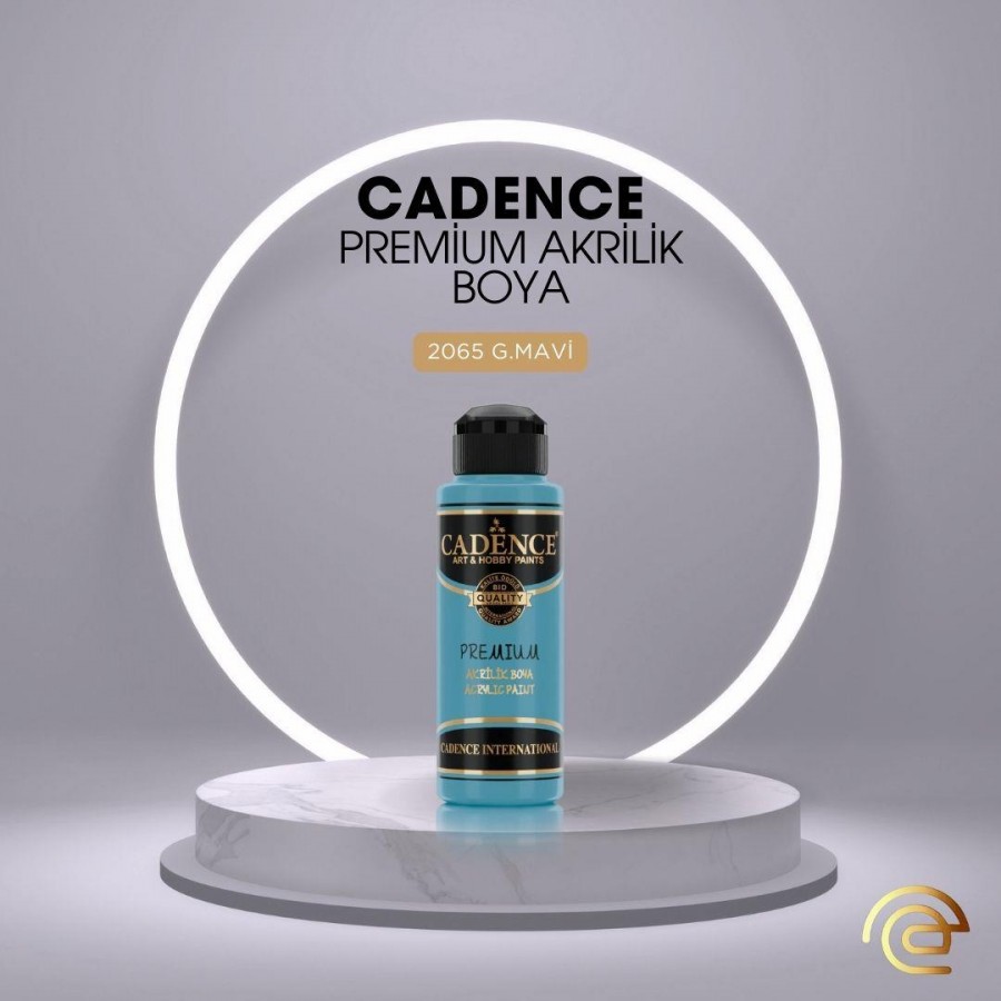 Cadence PREMİUM AKRİLİK BOYA 120 ML 2065 G.MAVİ