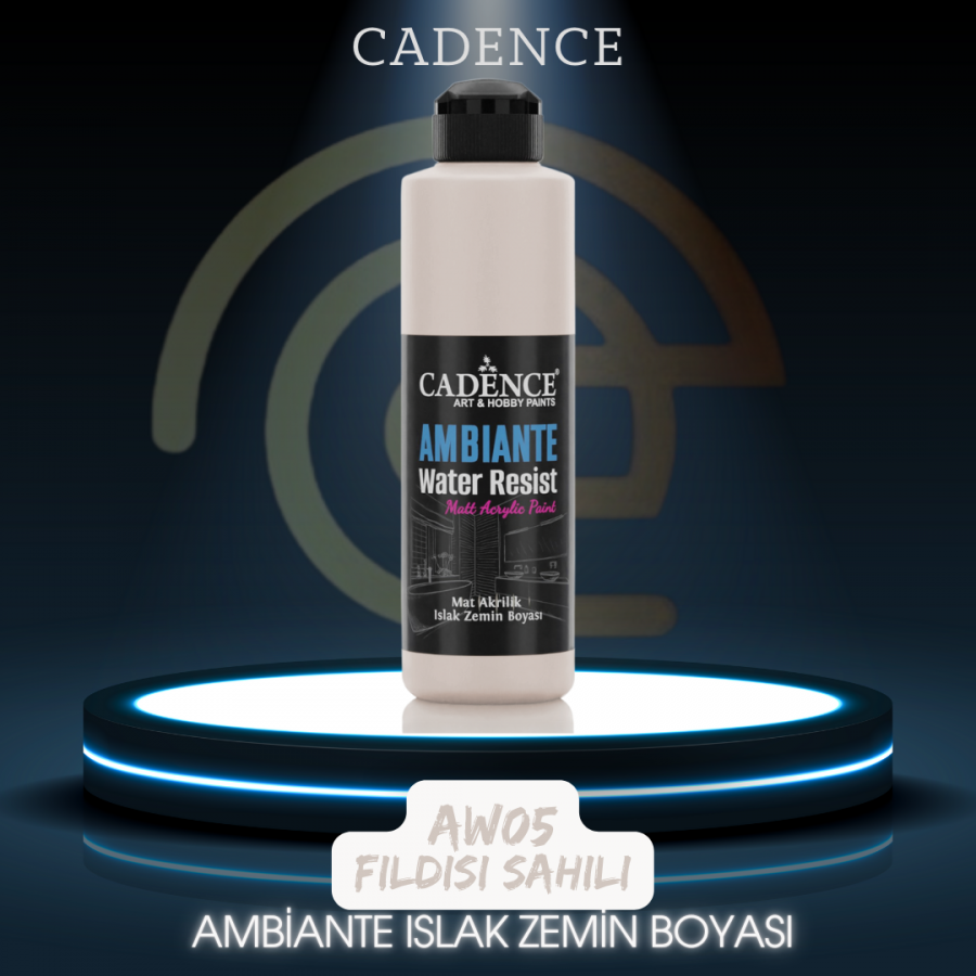 AW05 Fildişi Sahili Ambiante Islak Zemin Boyası 250ML + Katalizör 10GR AW05 Fildişi Sahili Ambiante Islak Zemin Boyası 250ML + Katalizör 10GR
