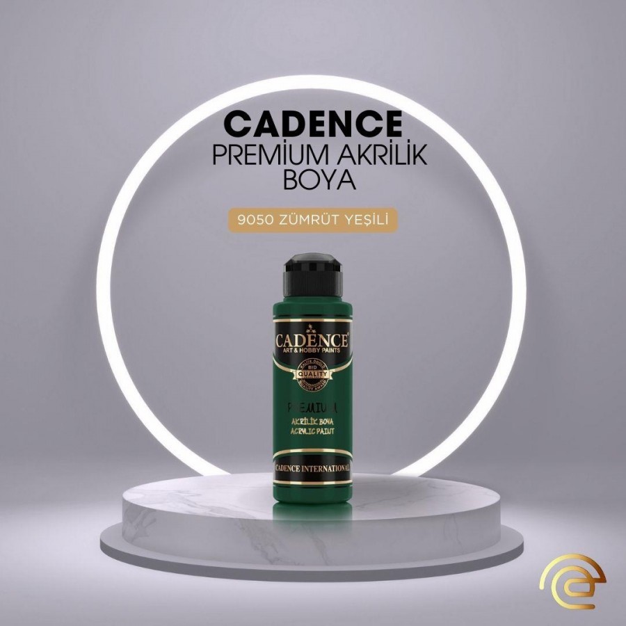 Cadence PREMİUM AKRİLİK BOYA 120 ML 9050 ZÜMRÜT YEŞİLİ Cadence PREMİUM AKRİLİK BOYA 120 ML 9050 ZÜMRÜT YEŞİLİ