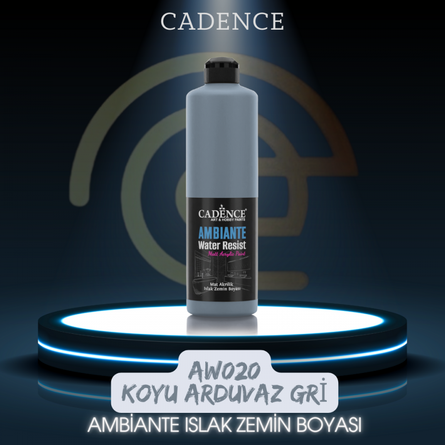 AW20 Koyu Arduvaz Gri Ambiante Islak Zemin Boyası 500ML + Katalizör 20GR AW20 Koyu Arduvaz Gri Ambiante Islak Zemin Boyası 500ML + Katalizör 20GR