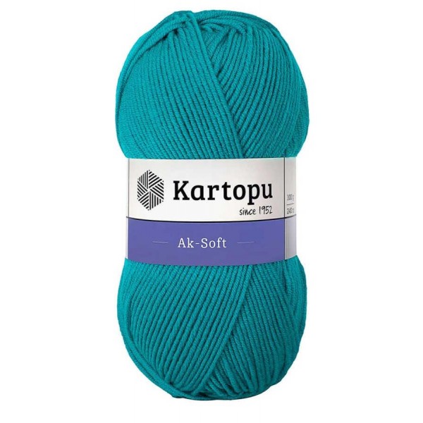 KARTOPU,AK-SOFT K0482 AÇIK PETROL YEŞİL