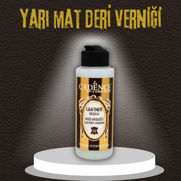 CADENCE 120ML Deri Verniği YARIMAT