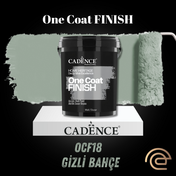 OCF18 Gizli Bahçe Akrilik Duvar Boyası - One Coat Finish 2.5LT