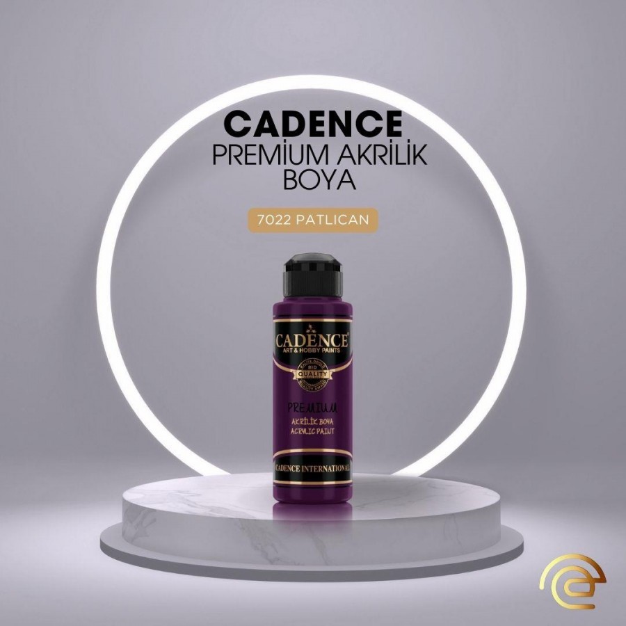 Cadence PREMİUM AKRİLİK BOYA 120 ML 7022 PATLICAN