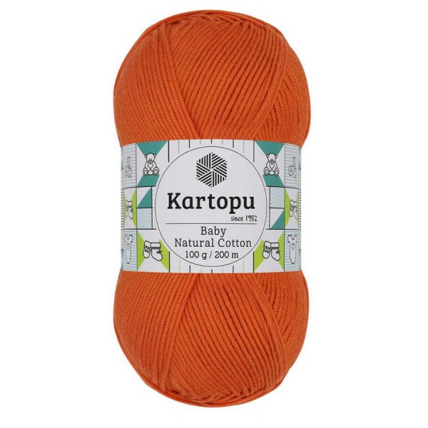 KARTOPU,BABY NATUREL COTTON K0202 TURUNCU