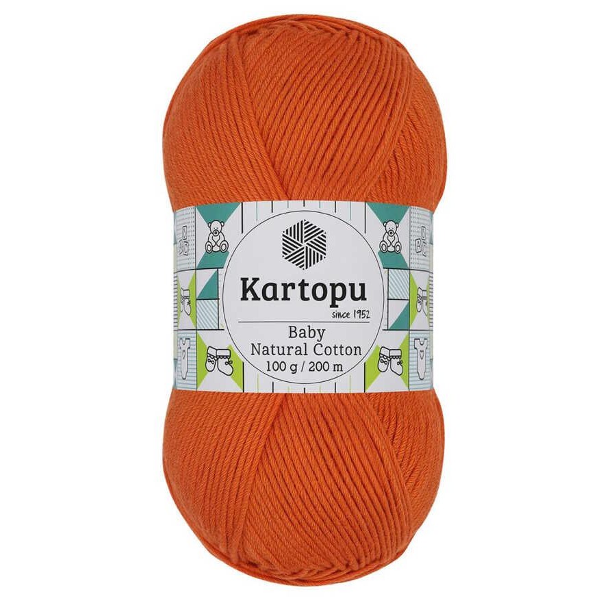 KARTOPU,BABY NATUREL COTTON K0202 TURUNCU