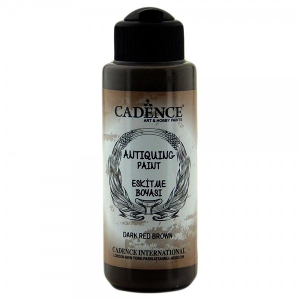 Cadence Antique Paint Eskitme Boyası 120Ml 306 Kızıl Kahve