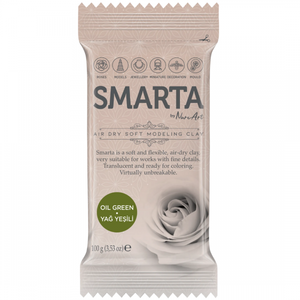 SMARTA HAVAYLA KURUYAN MODELLEME HAMURU YAĞ YEŞİLİ 100GR