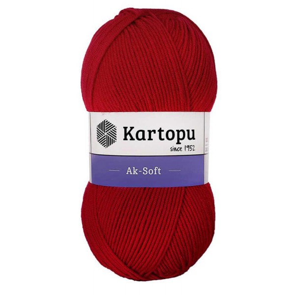 KARTOPU,AK-SOFT K0114 KOYU KIRMIZI