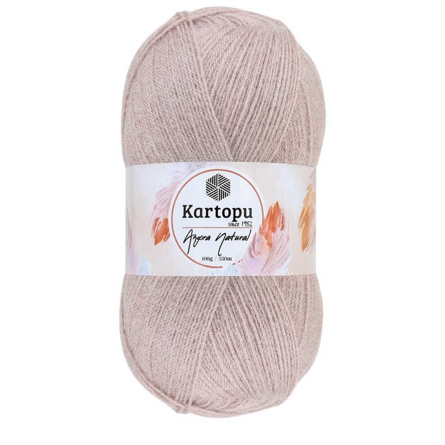 KARTOPU,ANGORA NATURAL K0754 AÇIK VİZON