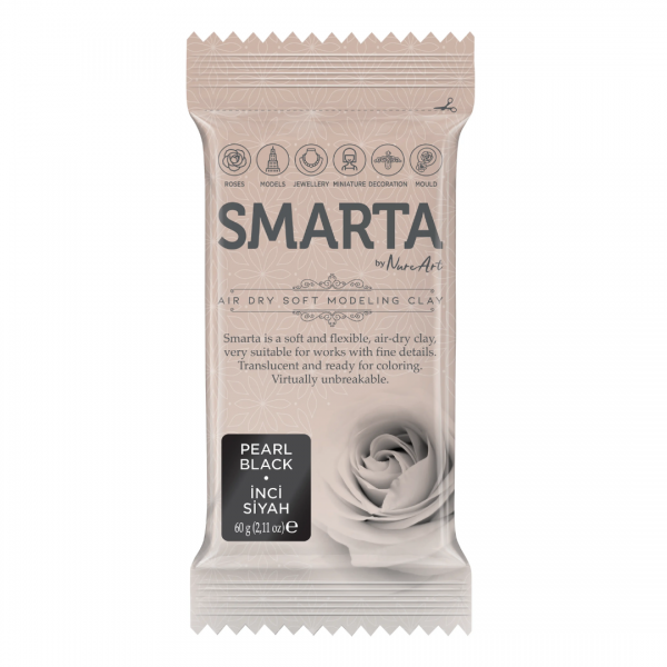 SMARTA HAVAYLA KURUYAN MODELLEME HAMURU METALİK SİYAH İNCİ 60 GR