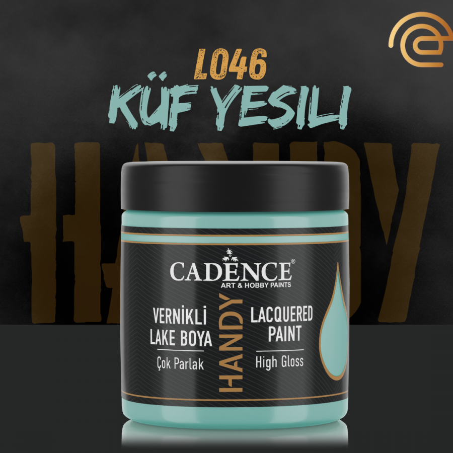 Cadence Vernikli Lake Boya L046 Küf Yeşili 250Ml